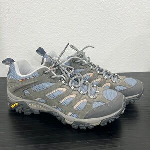 Merrell Continuum Vibram Women’s Size 9 Walking Gray Blue Hiking Trial Shoes